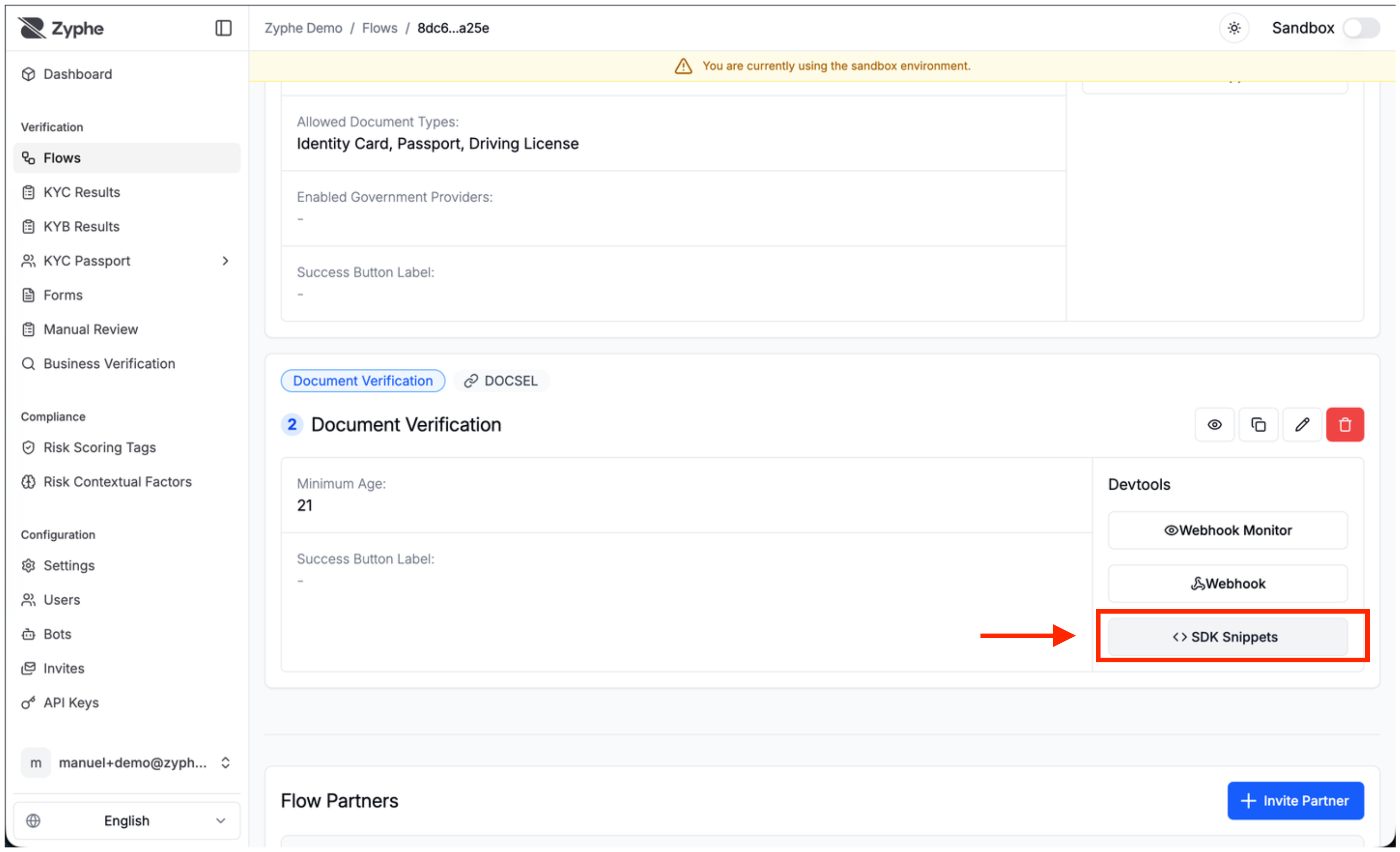 Flow Builder switch node configuration panel